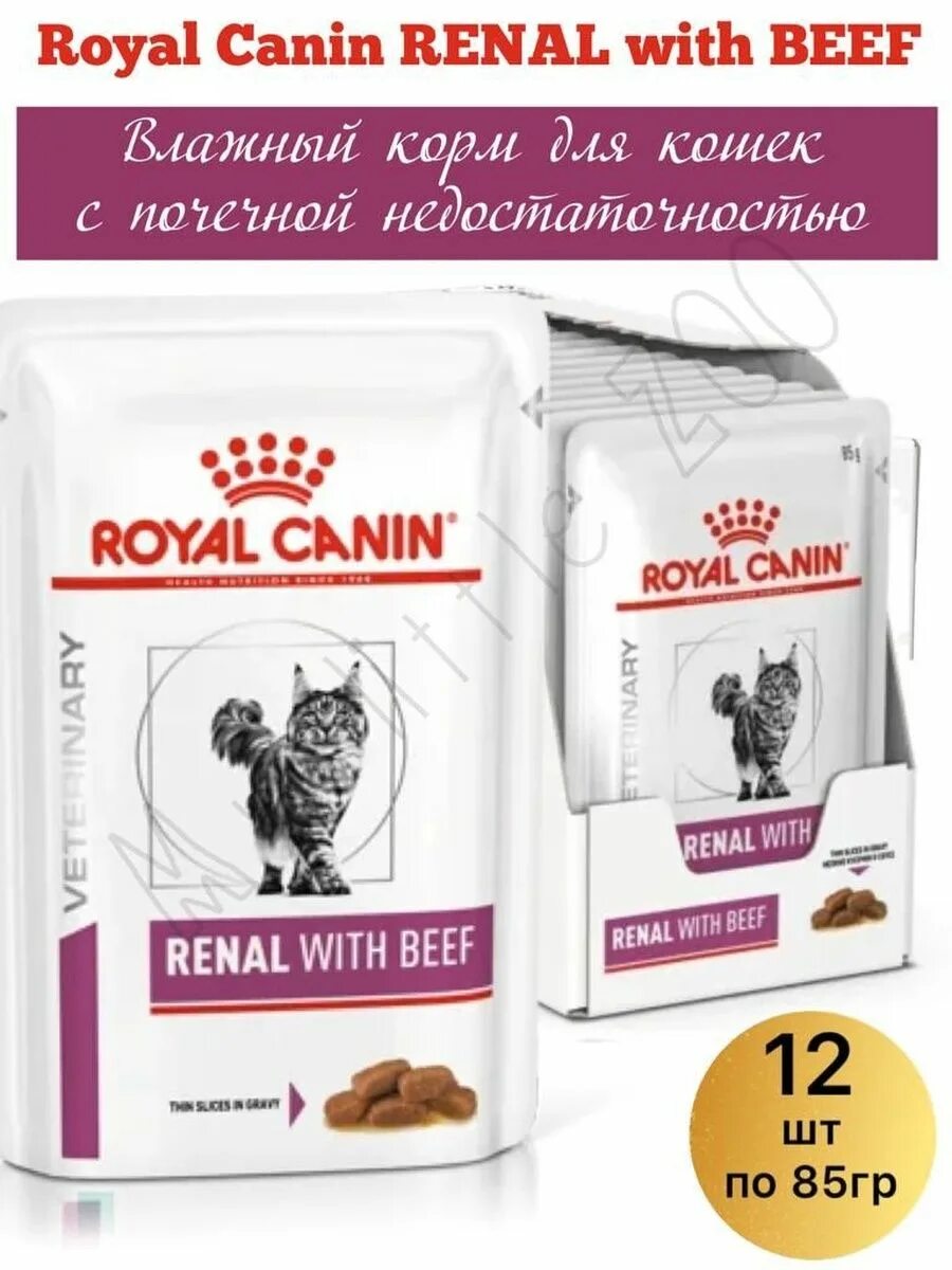 Ренал роял для кошек влажный. Royal Canin renal для кошек влажный. Royal Canin renal паучи для кошек. Роял Канин Ренал влажный корм для кошек. Royal Canin renal with Beef, п.