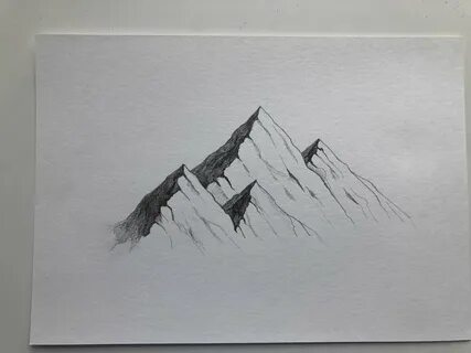 Как просто нарисовать горы
