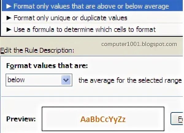 Only values. Only values