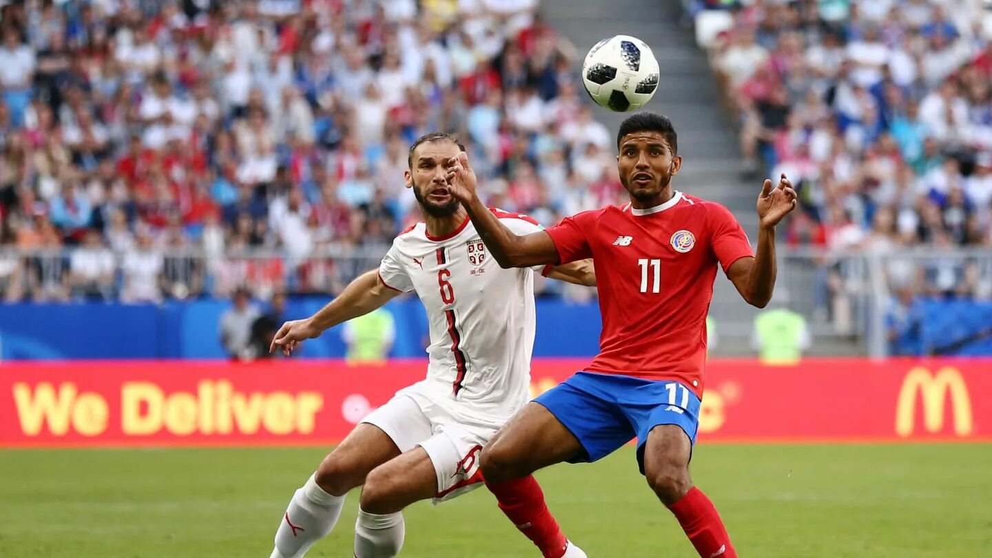 Джохан Венегас. Футбольная трансляция. FIFA 2018 Costa Rica. Коста кейсанович Сербия. Сайт прямых эфиров футбол