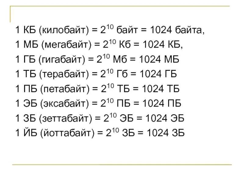 1 Бит 1 байт 1 килобайт 1 мегабайт 1 гигабайт 1 терабайт....... Байты мегабайты гигабайты терабайты таблица. Таблица бит байт гигабайт. 1гб=1024 Мбайт=210