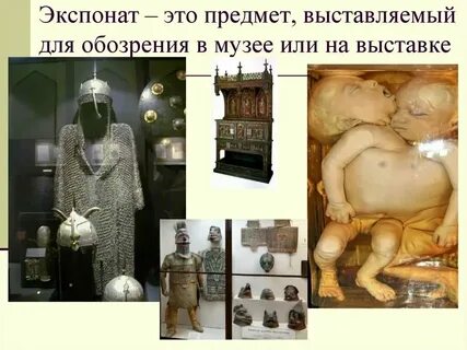 Экспонат что это