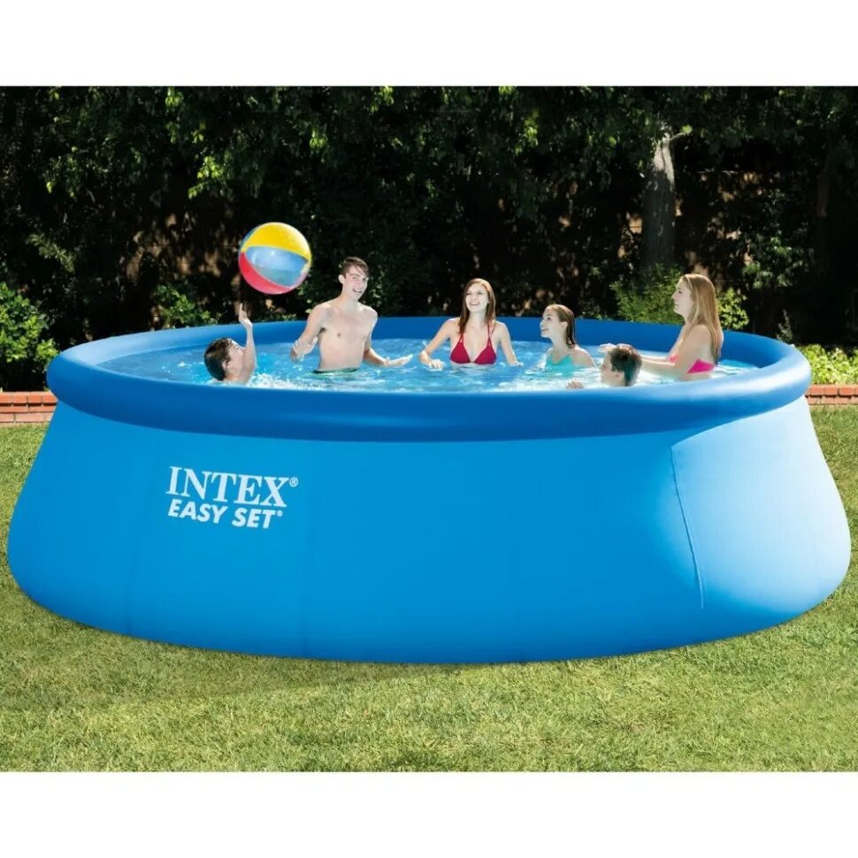 Бассейн Intex easy Set 26168. Бассейн Интекс надувной 457х122см. Бассейн easy Set 457х122см. Бассейн Intex easy Set 28160/56410.