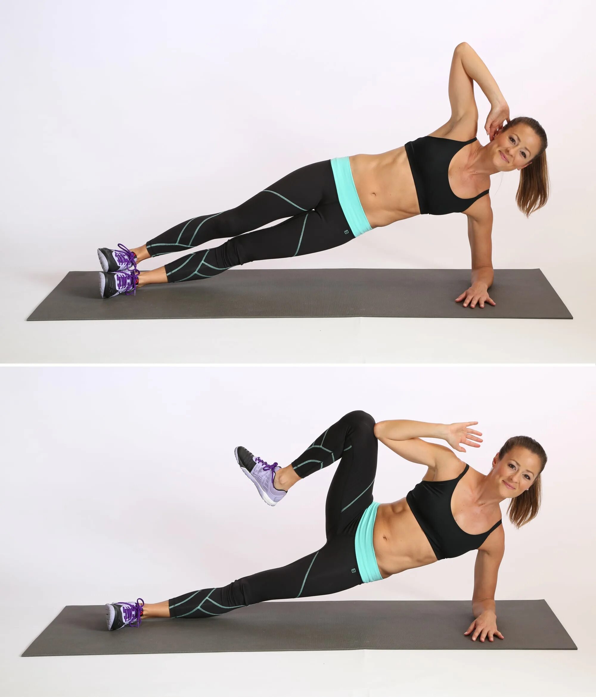 Боковая планка со скручиванием. Планка боковая упражнение. Side Plank Crunches упражнение. Планка скручивание корпуса.