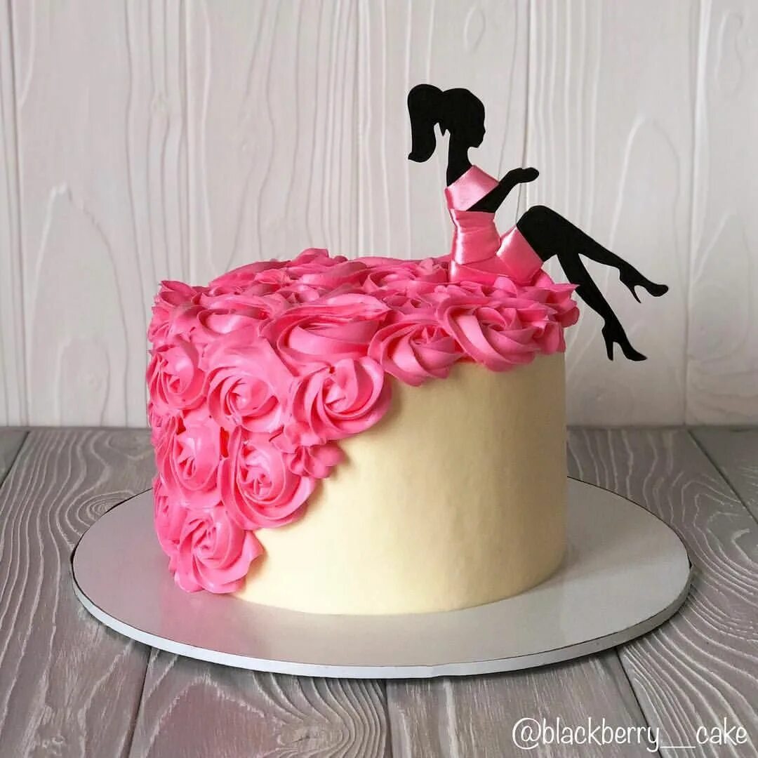 Торты на день рождения девушке 20. Торт для девушки. Торт девочка. Гламурный торт для девушки. Торт на день рождения девушке.