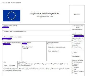 Список документов на визу во францию