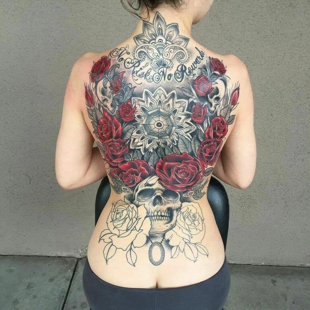 татухи большие. огромные тату. тату на всю спину. крутые татуировки для девушек. татухи большие.