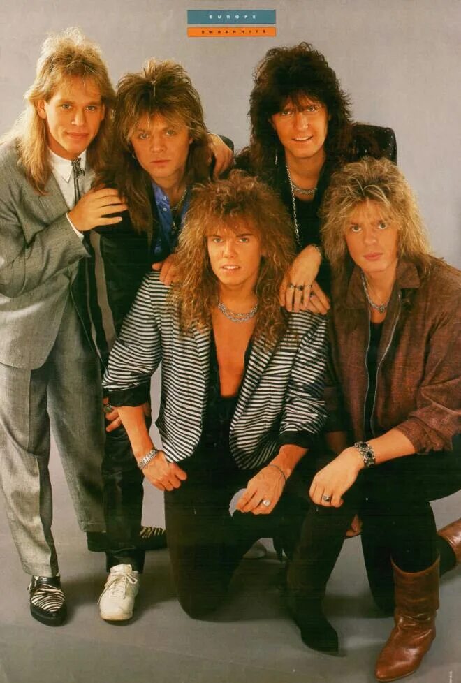 Europe группа 1986. Джоуи Темпест 1986. Europe the Band 80s. Europe Band 1983.