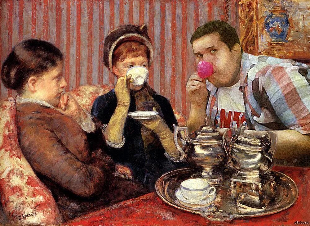 Мы пьем чай в старых