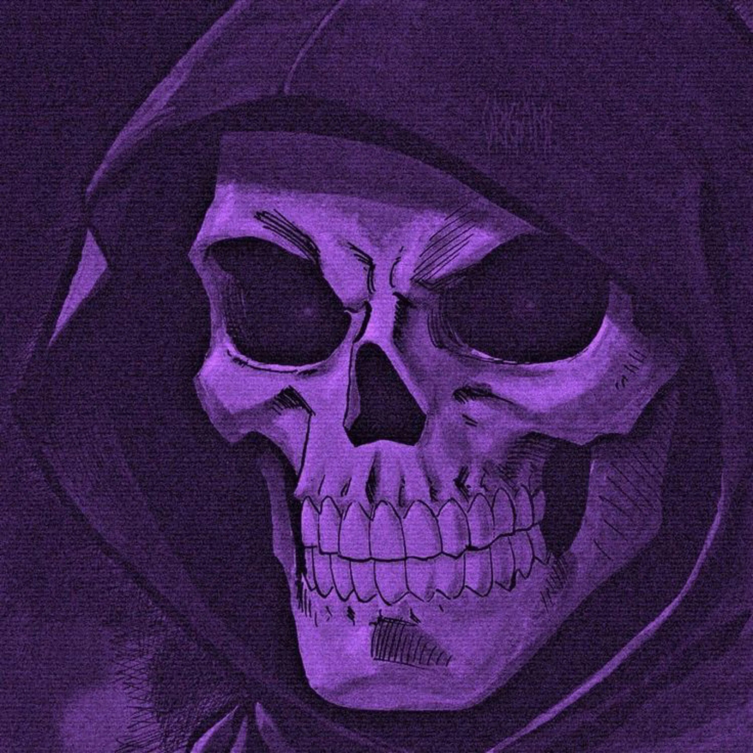Phonk 2022. Фиолетовый череп. Фиолетовый скелет. Череп в фиолетовом капюшоне.