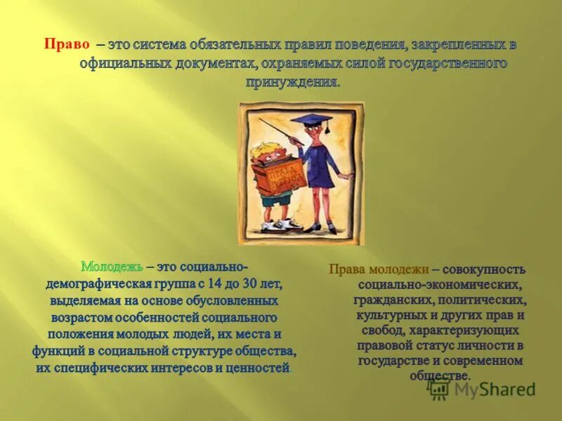 Даешь право молодежи. Реализация прав молодежи. Защита прав молодежи картинки.