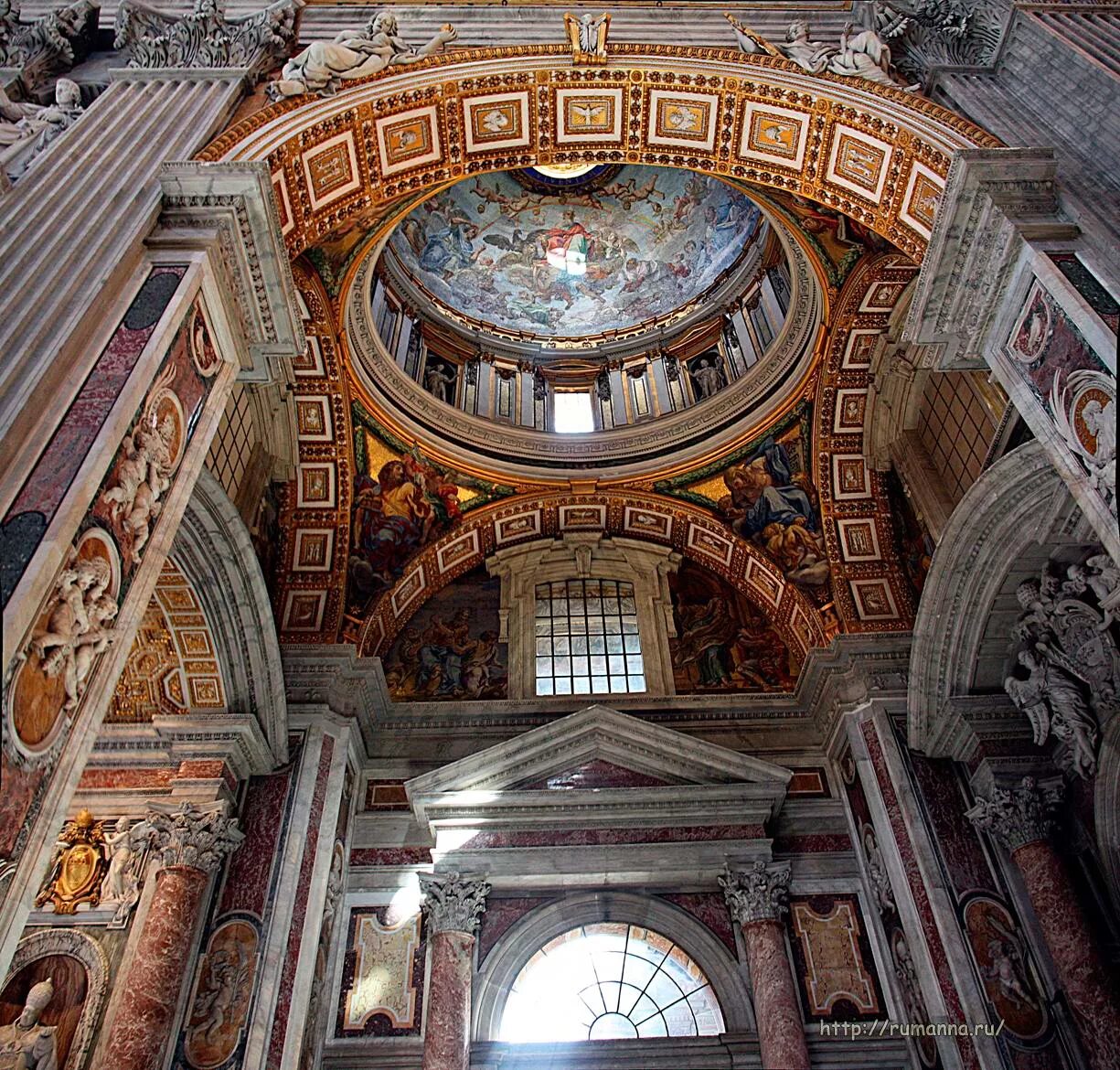 Свод петра 1. Базилика Святого Петра Гробница Микеланджело.