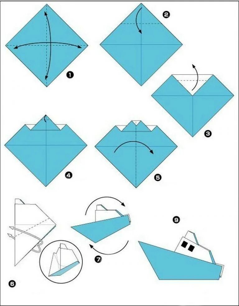 Как делать пароход. Оригами для детей 5-6 кораблик схема. Кораблик оригами из бумаги для детей схема простая. Оригами для начинающих корабль. Сложить кораблик из бумаги схема пошагово.