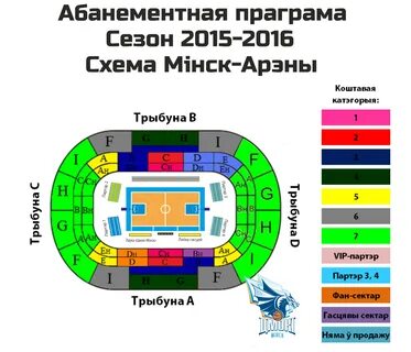 Арена схема мест