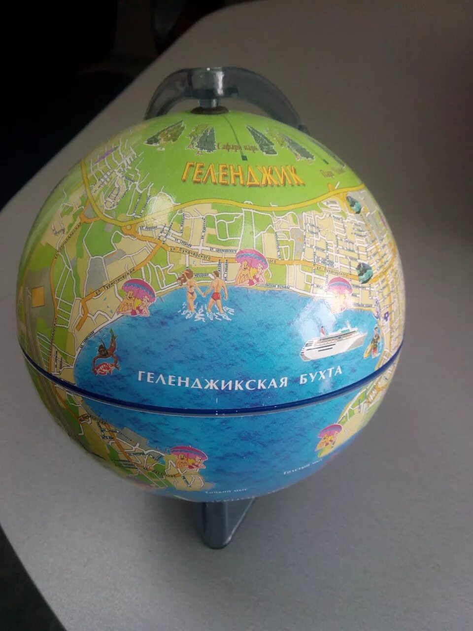 Плоский Глобус Украины. Глобус Кубани.