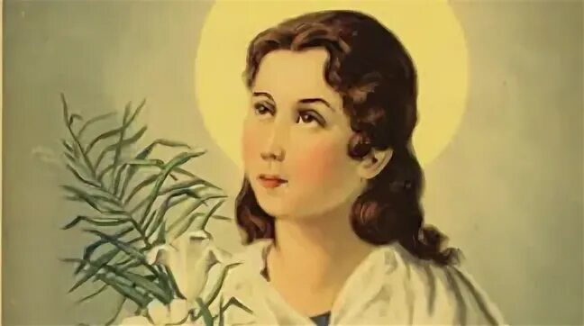 Святая.Maria Goretti. Икона Святая.Maria Goretti.