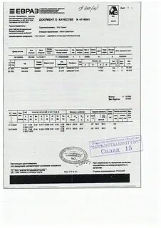 Евраз сертификаты качества