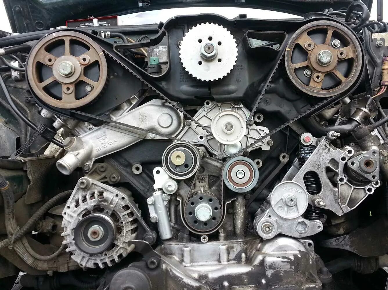 4. 4. Audi a6 2,5 tdi ремень грм. 4 alf грм. 4.