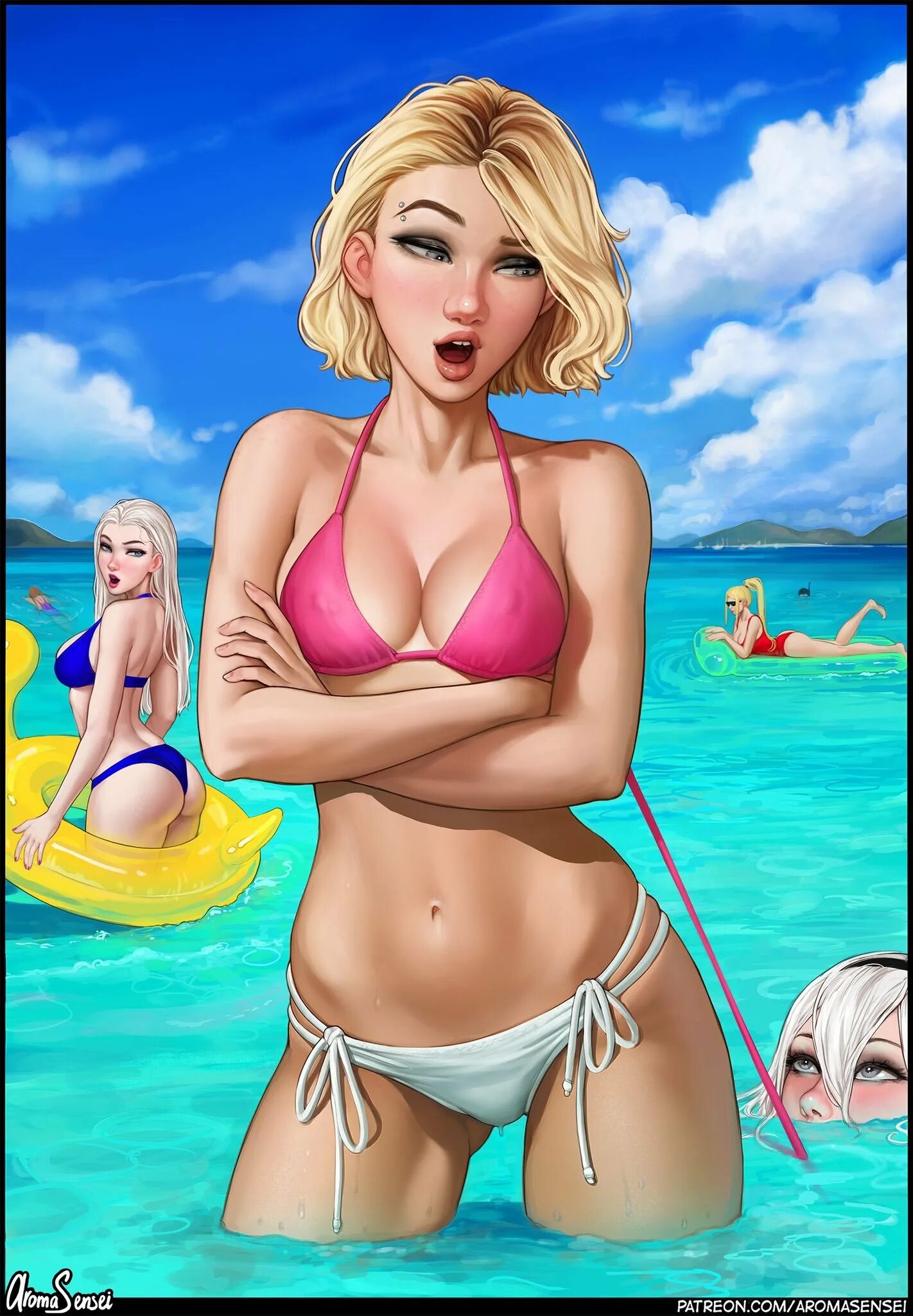 Гвен стейси aromasensei комикс. Мангака сенсей. Aroma sensei манга. Aromasensei waifunator принцесса зельда. Aroma sensei 18.