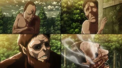 獣 の 巨 人" (Shishi no Kyojin) "Beast Titan.