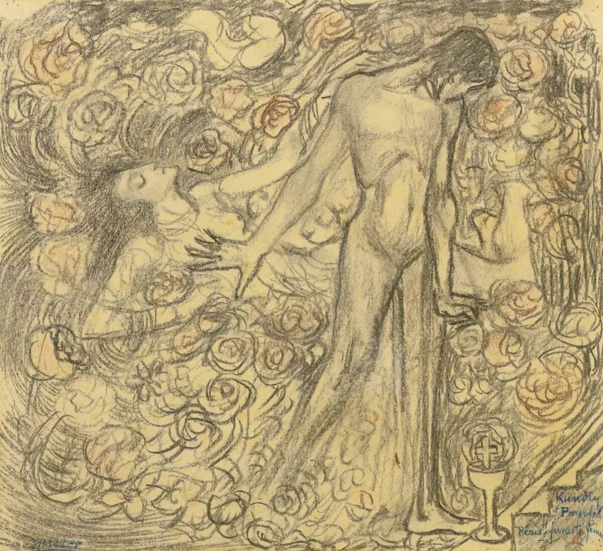 Символизм в изобразительном. Jan toorop художник. ян тороп символизм. ян тороп картины. кундри парсифаль.