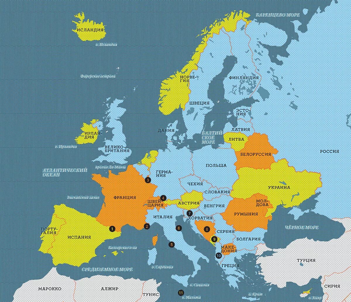 Есть ли в европе. Карта ЕС со странами и столицами на русском. Европейские страны и их столицы на карте. Карта Европы с названиями государств. Страна на е.
