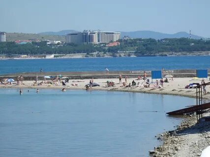 Пляж тонкий мыс в геленджике
