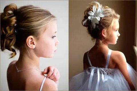 детские выпускные прически на средние волосы