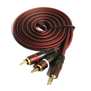 Аудиокабель 3.5 мм jack 2 rca