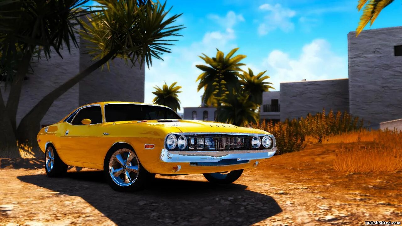 Тест драйв додж. Drive Unlimited dodge 1970. Tdu2 dodge Challenger. Машины из тест драйв Анлимитед 2. Test Drive Unlimited 2 dodge Challenger.