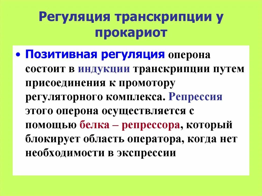 Регуляция генов прокариот. Регуляция транскрипции у прокариот. Позитивная регуляция транскрипции. Регуляция транскрипции по типу репрессии. Позитивная регуляция.