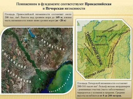 Печорская низменность относится к западно сибирской равнине