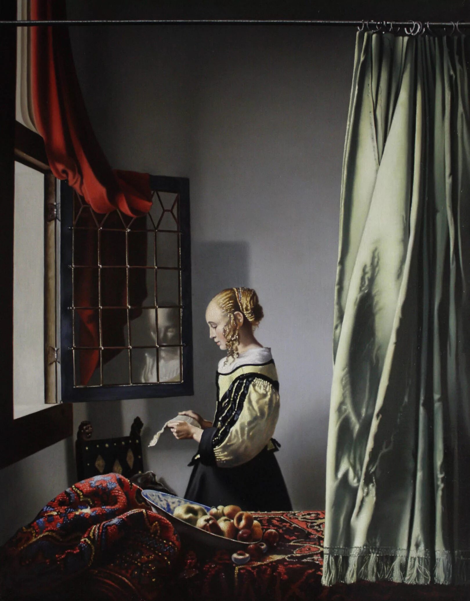 Ян вермеер девушка читающая письмо у открытого окна 1657. Ян вермеер у окна. "портрет незнакомца" яна вермеера. Вермеер дельфтский девушка с письмом. Картина яна вермеера «девушка, читающая письмо у открытого окна».