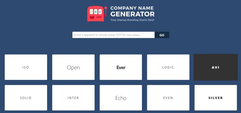 Генератор названий организаций. Company name Generator. Business name Generator. Naming Company.