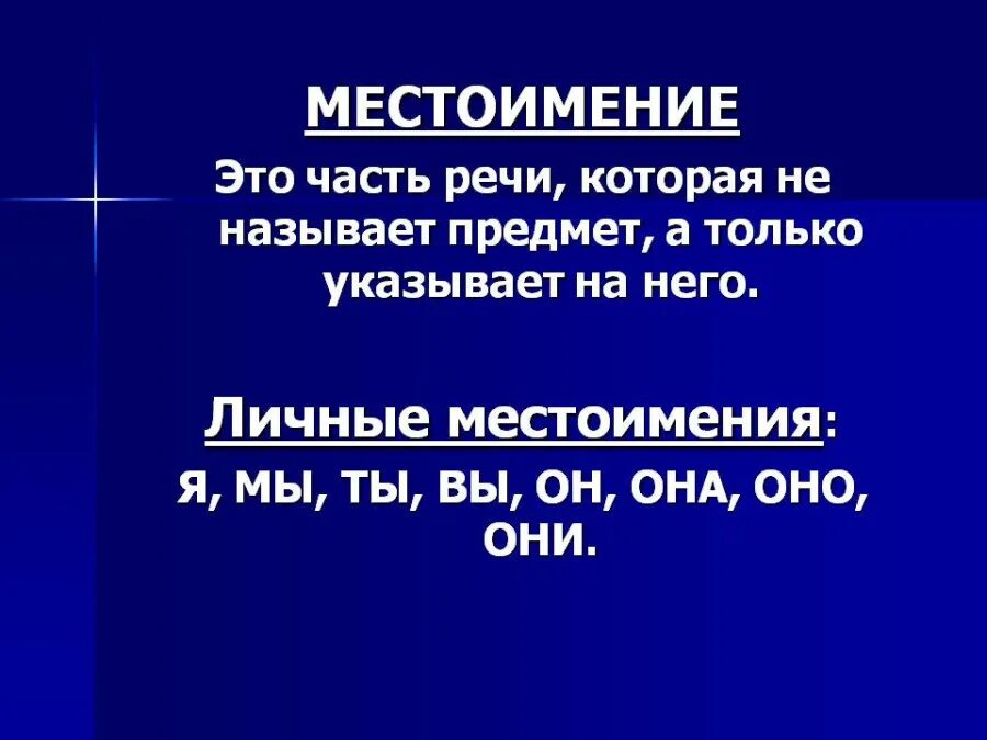 Русский 3 класс местоимение презентация