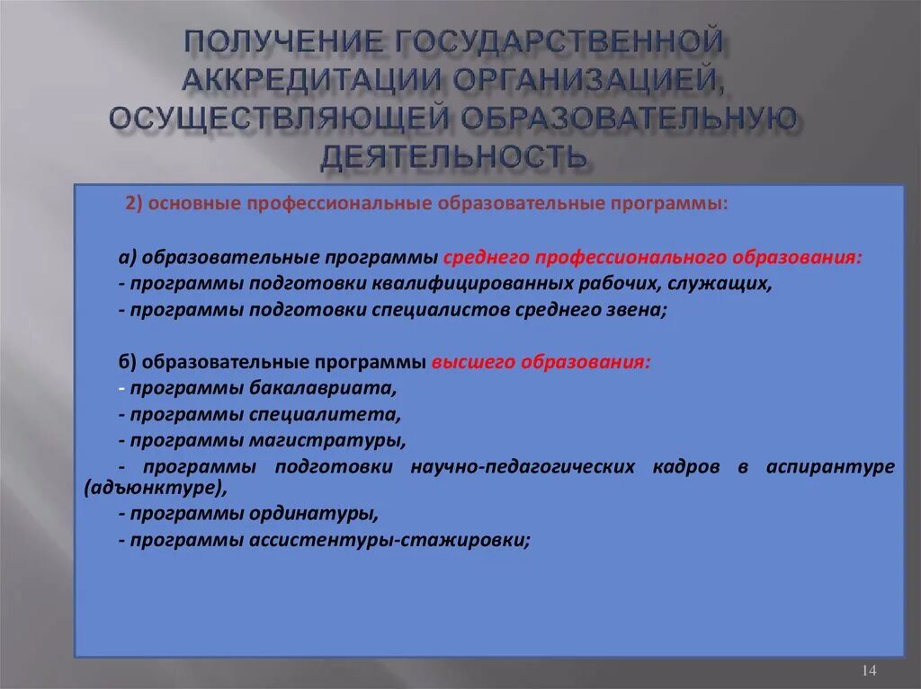 Развитие образовательных учреждений среднего профессионального образования. Государственная аккредитация образовательного учреждения. Профессиональные образовательные программы. Гос аккредитация образовательной программы это. Образовательная деятельность осуществляется.