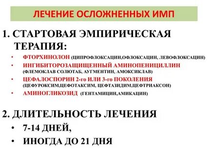 Лечение урогенитальной инфекции
