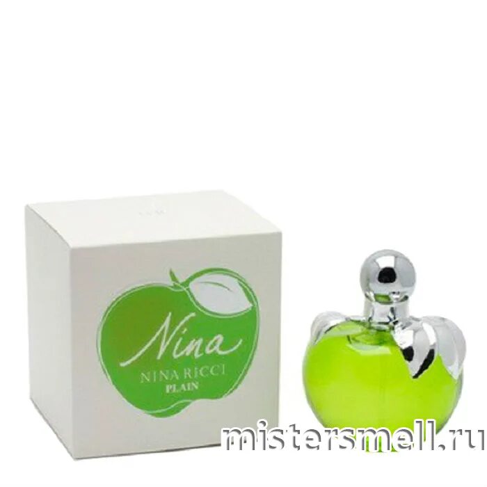 Духи зеленые круглые. Nina Ricci Nina EDT, 80 ml.