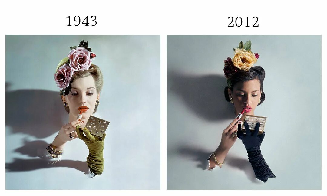 Все новое давно. Новое это хорошо забытое старое. Мода прошлого и настоящего. Примеры плагиата в иллюстрации. Цикличность моды в одежде.