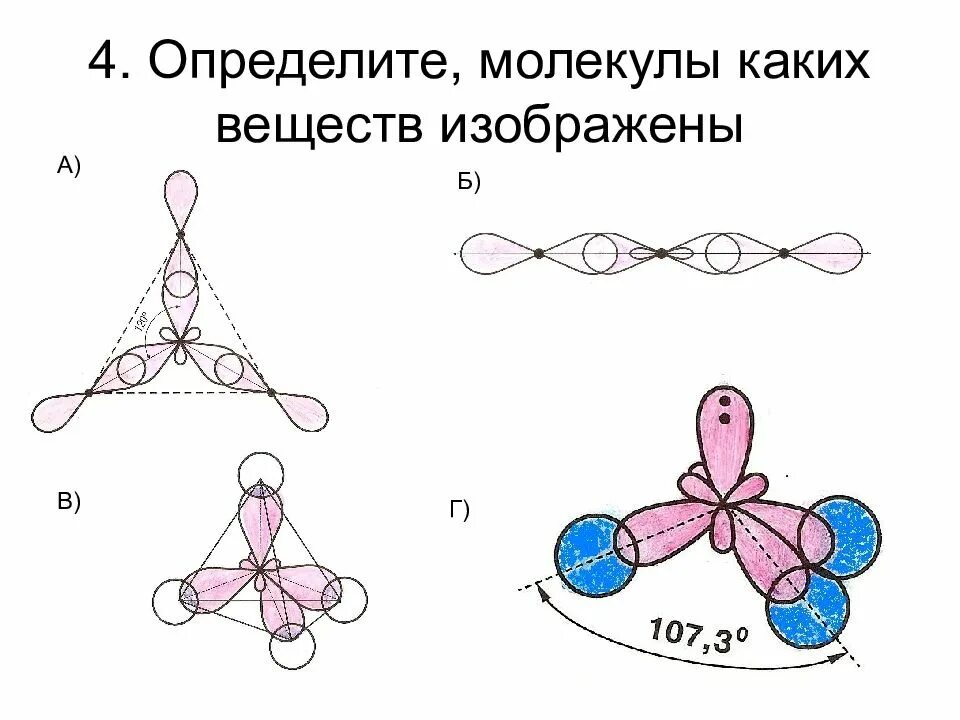 Строение тип гибридизации. Гибридизация электронных орбиталей и геометрия молекул. Гибридизация орбиталей и геометрия молекул. Пространственное строение молекул. Геометрическое строение молекул.