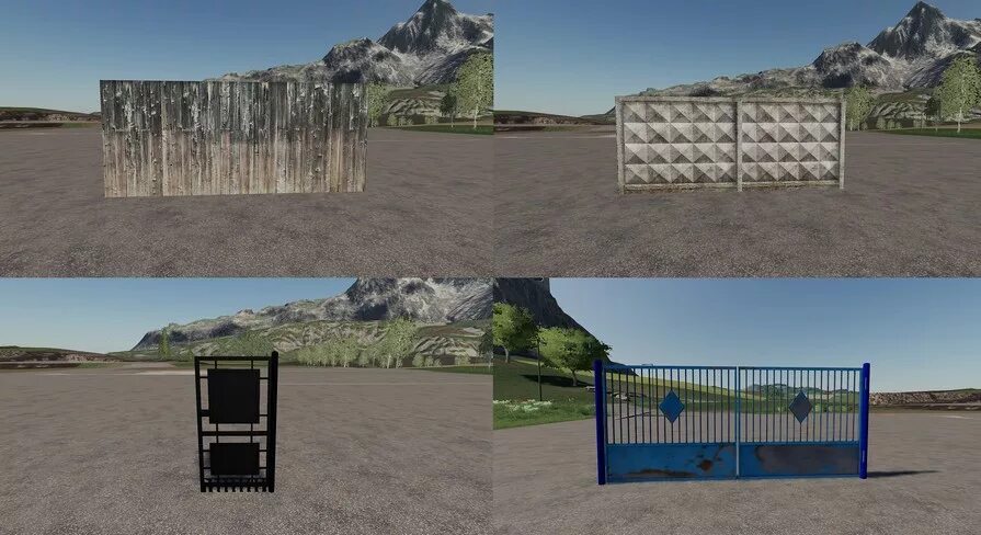 Длинный забор для фс 19. Ворота для farming simulator 19. Mod fs 19 забор. Забор и ворота для фс 17. Fs 19 заборы.