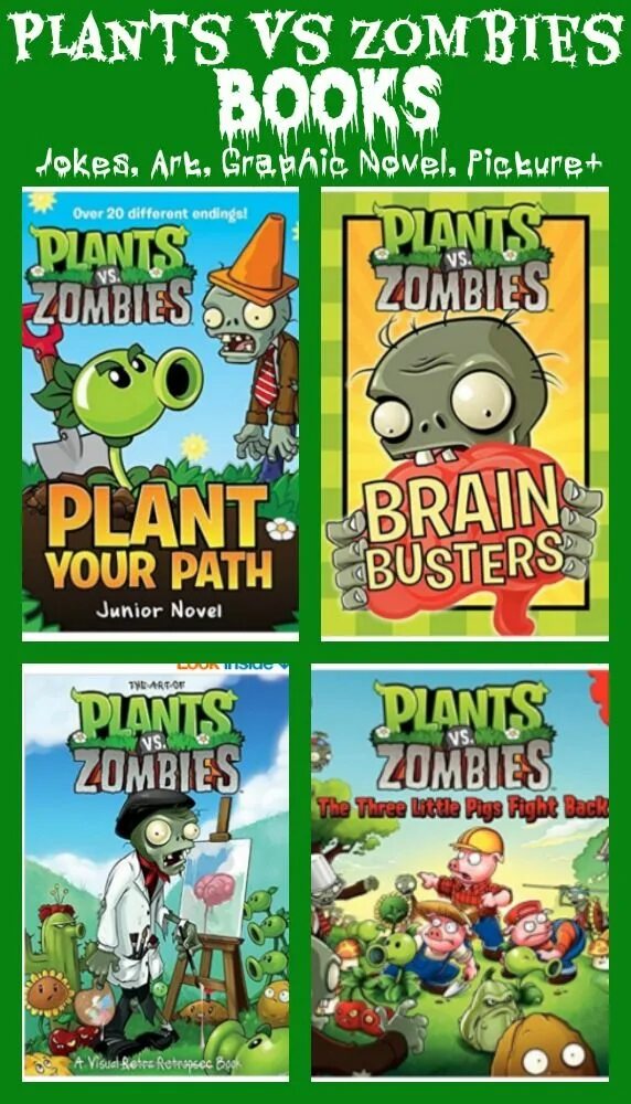 Книжка растения против зомби. Зомби против растений книга зомби. Plants vs. Zombies книга.