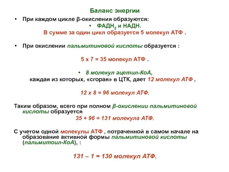 В результате окисления образуется. Сколько АТФ образуется при окислении НАДН И фадн2.. АТФ сколько при окислении. Сколько АТФ образуется при полном окислении. Окисление пальмитиновой кислоты.