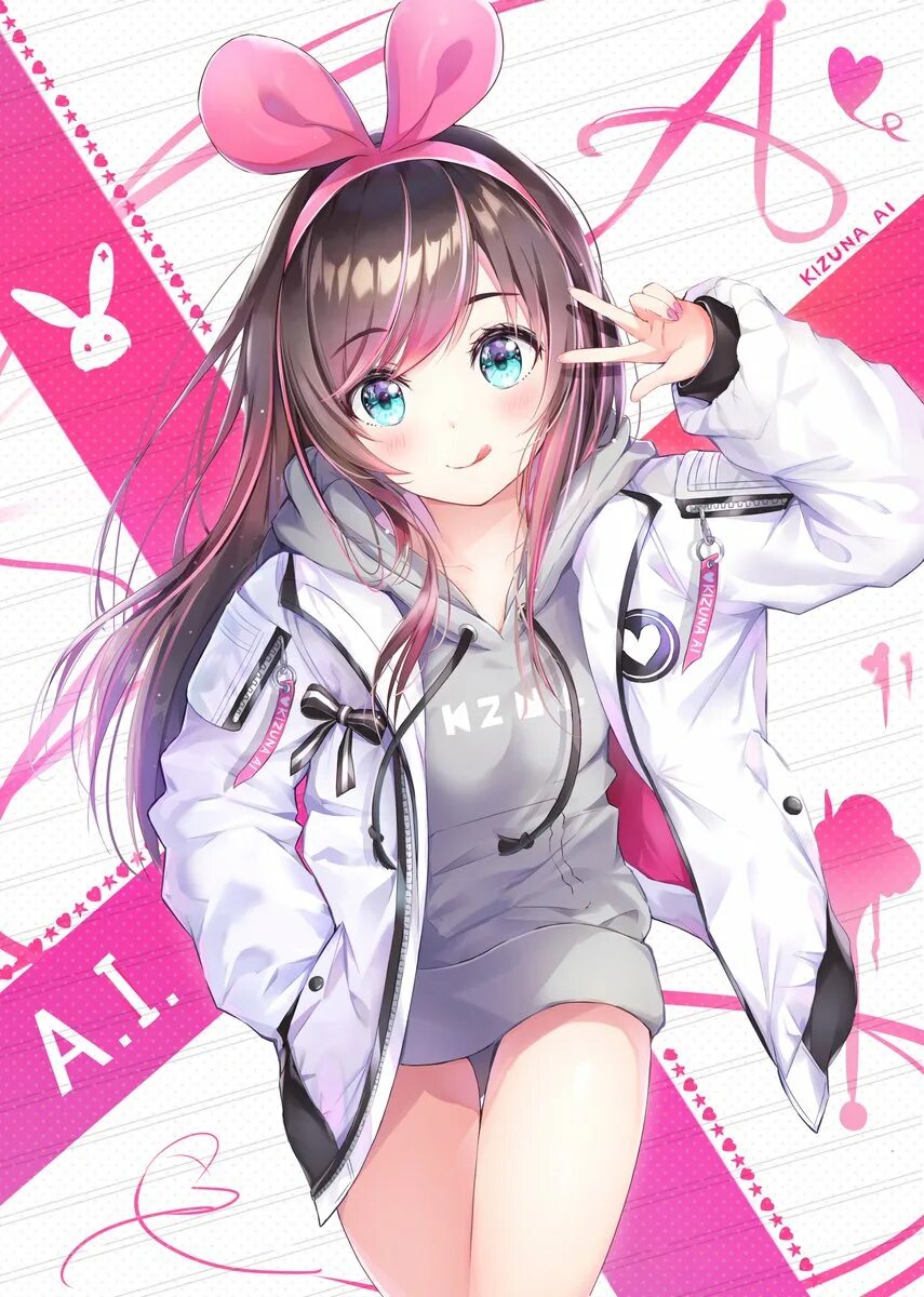 Виртуальный ютубер. Кидзуна АИ. Kizuna ai Вики.