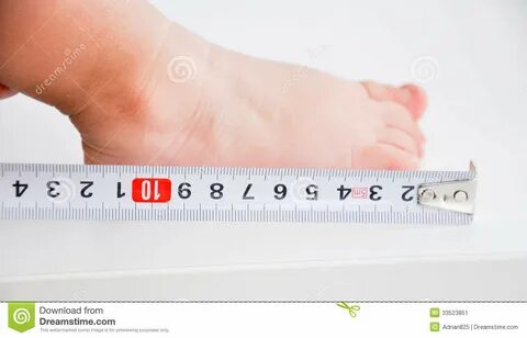 Measured foot