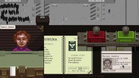 Papers please режимы