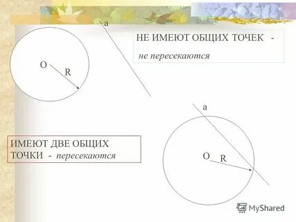 Сколько должно быть общих точек у прямой