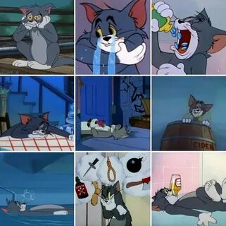 Мем с томом и джерри