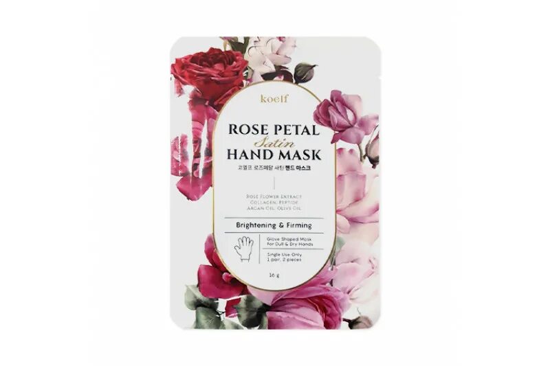 Koelf маска-перчатки для рук с розой. Rose Petal Mask Корея. Koelf Rose Petal Satin hand Mask руки. Маска 5 от 08.03 24