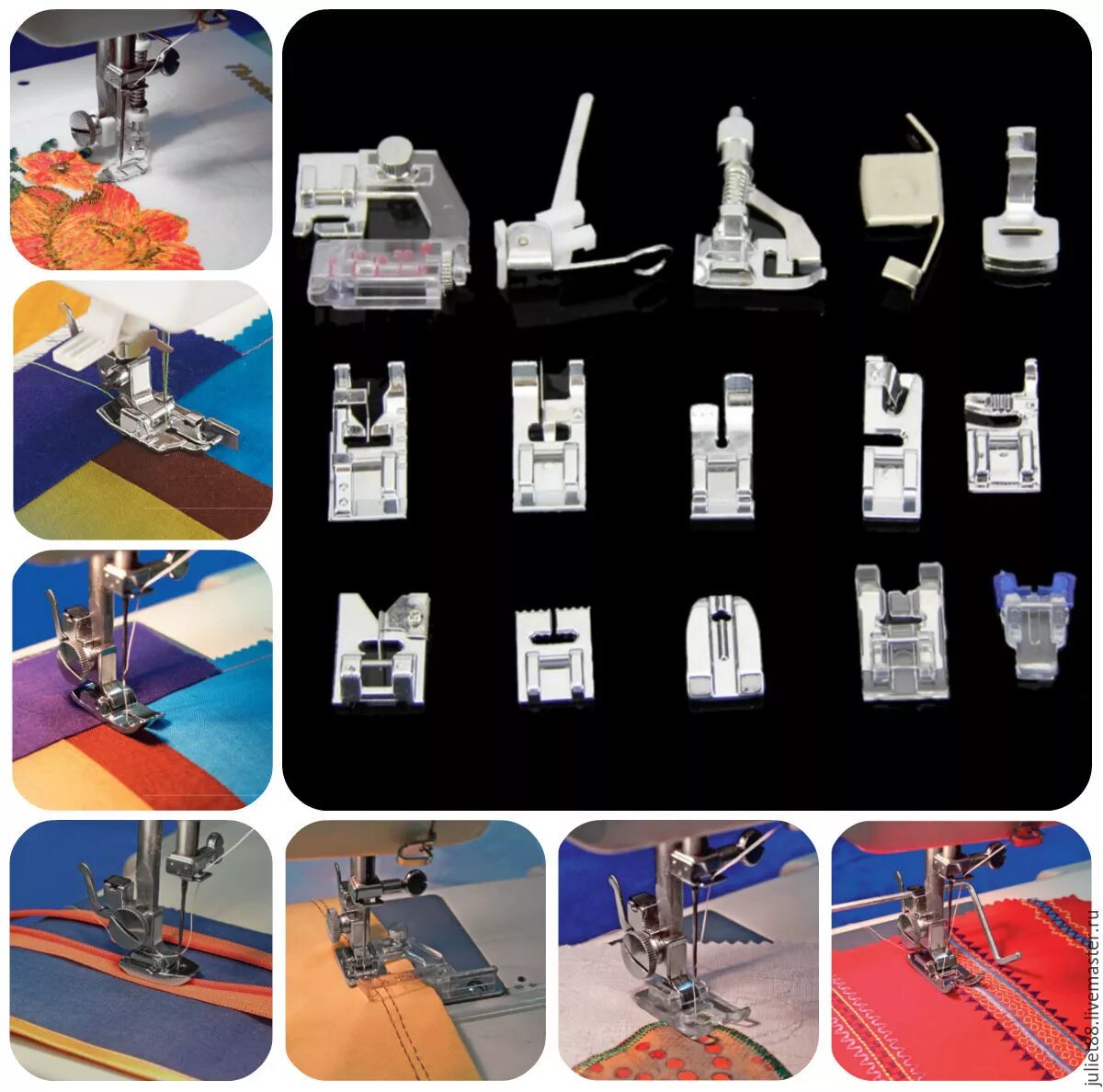 Описание швейных лапок. Набор лапок для АСТРАЛЮКС 2326. Набор лапок для швейной машины Бразер. Набор швейных лапок для машинки Джаноме бытовой. Набор швейных лапок для Janome 7518a